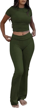 Nimsruc Two Piece Lounge Sets For Women Summer Outfits