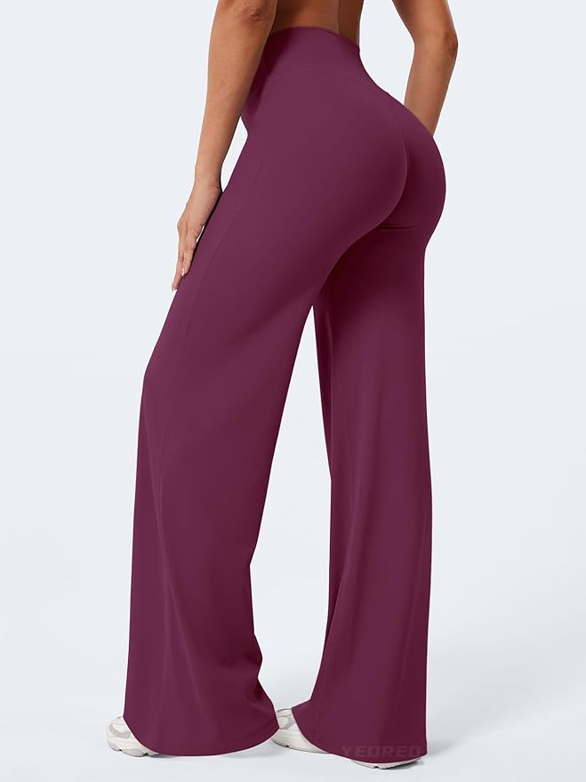 YEOREO Workout Leggings Womens No Front Seam Straight Leggings 29"/ 31.5"/ 33"/ 35" High Waist Buttery Eddiy Gym Yoga Pants