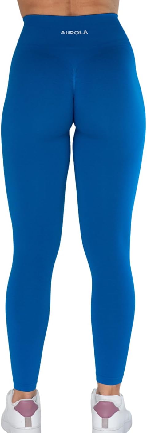 AUROLA Workout Leggings for Women Seamless Scrunch Tights Tummy Control Gym Fitness Girl Sport Active Yoga Pants