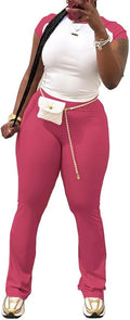 Nimsruc 2 Piece Outfits for Women Casual Sweat Sets