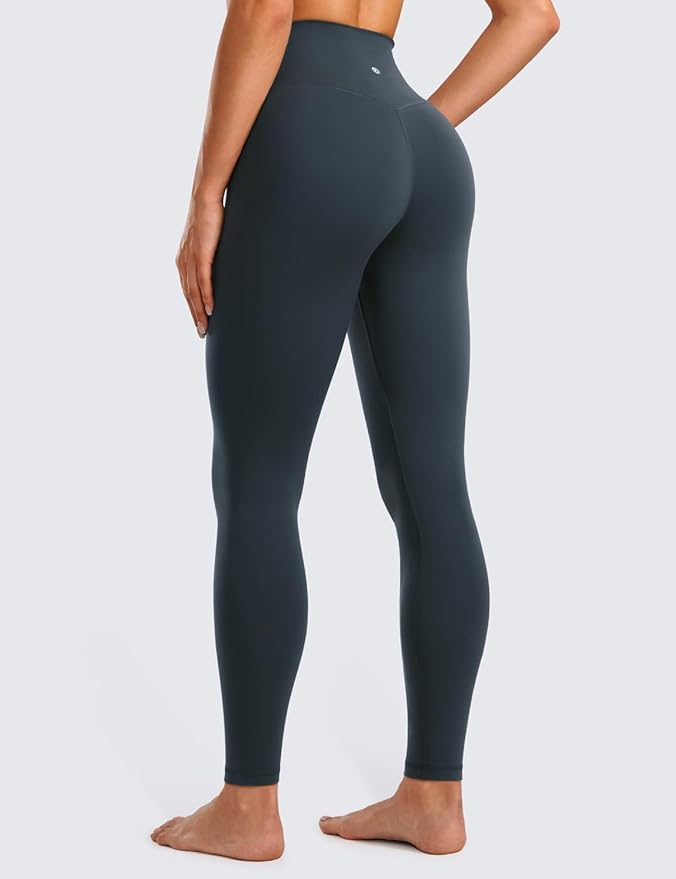 CRZ YOGA Butterluxe Crossover Waist Leggings 28" - Criss Cross Full Length Workout Athletic Womens Yoga Pants