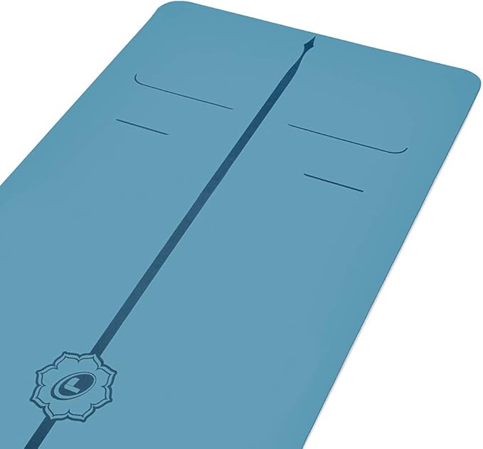 Liforme Evolve Yoga Mat – Free Yoga Bag Included - Patented Alignment System, Warrior-like Grip, Non-slip, Eco-friendly, Sweat-Resistant, Long, Wide, 4.2mm thick mat for comfort