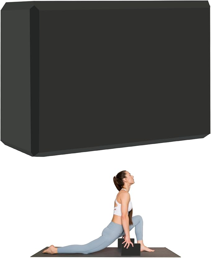 9"x6"x3" Yoga Blocks, Soft Non-Slip Surface Premium Foam Blocks, Supportive, Lightweight, Odor Resistant, Yoga Accessories for Pilates Meditation General Fitness Stretching Toning