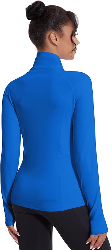 VUTRU Women's Workout Jackets Full Zip Athletic Tops Lightweight Gym Yoga Running Jacket with Pockets