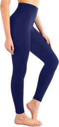 Leafigure High Waisted Leggings for Women- Soft No See-Through Yoga Pants for Gym Workout Running