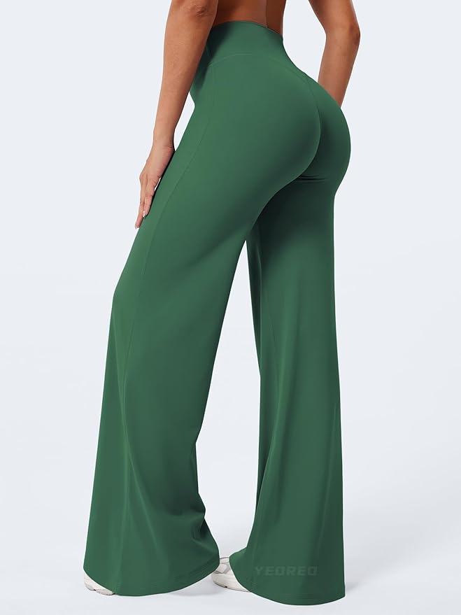 YEOREO Workout Leggings Womens No Front Seam Straight Leggings 29"/ 31.5"/ 33"/ 35" High Waist Buttery Eddiy Gym Yoga Pants