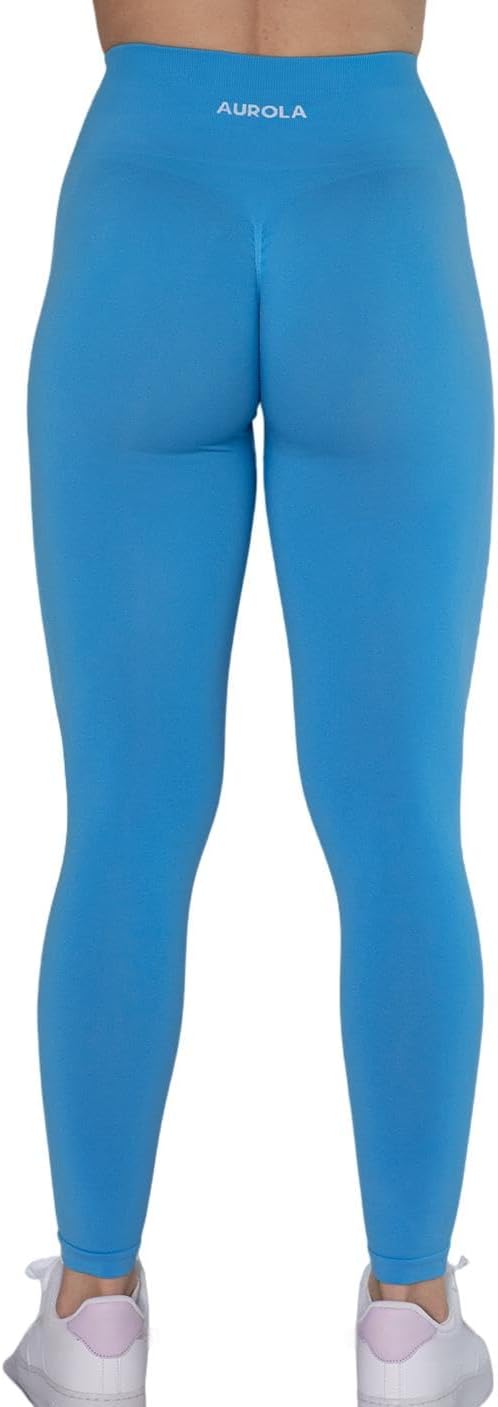 AUROLA Workout Leggings for Women Seamless Scrunch Tights Tummy Control Gym Fitness Girl Sport Active Yoga Pants
