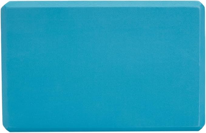 Everyday Yoga Premium Foam Block - Non-Slip High-Density Yoga Block for Balance, Stability & Stretching, EVA Foam Support, Multi Colors (Single Block)