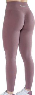 AUROLA Workout Leggings for Women Seamless Scrunch Tights Tummy Control Gym Fitness Girl Sport Active Yoga Pants