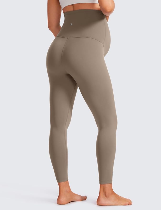 CRZ YOGA Butterluxe Maternity Leggings 25" - Over The Belly Buttery Soft Workout Activewear Yoga Womens Pregnancy Pants