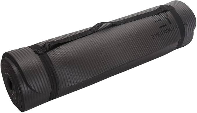 𝗘𝘃𝗲𝗿𝘆𝗱𝗮𝘆 𝗬𝗼𝗴𝗮 Mat Premium Edition, Non-Slip Exercise & Fitness Mat - Eco-Friendly, Anti-Tear, 3-5mm Thickness for Yoga, Pilates & Floor Workouts
