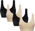 Vermilion Bird Women's 3 Pack Seamless Comfortable Sports Bra with Removable Pads