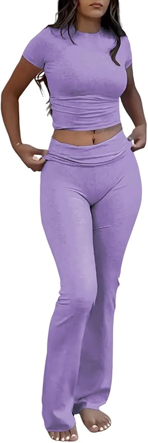 Nimsruc Two Piece Lounge Sets For Women Summer Outfits