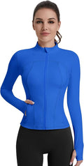 VUTRU Womens Workout Yoga Jacket Lightweight Zip Up Athletic Jacket Lightweight Cropped Jacekt with Pockets