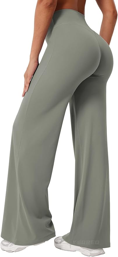 YEOREO Workout Leggings Womens No Front Seam Straight Leggings 29"/ 31.5"/ 33"/ 35" High Waist Buttery Eddiy Gym Yoga Pants
