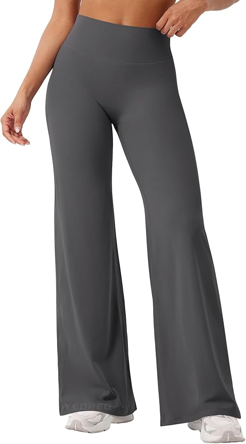YEOREO Workout Leggings Womens No Front Seam Straight Leggings 29"/ 31.5"/ 33"/ 35" High Waist Buttery Eddiy Gym Yoga Pants