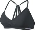 AUROLA Mercury Workout Sports Bras Women Athletic Removable Padded Backless Strapy Minimal Crop Top