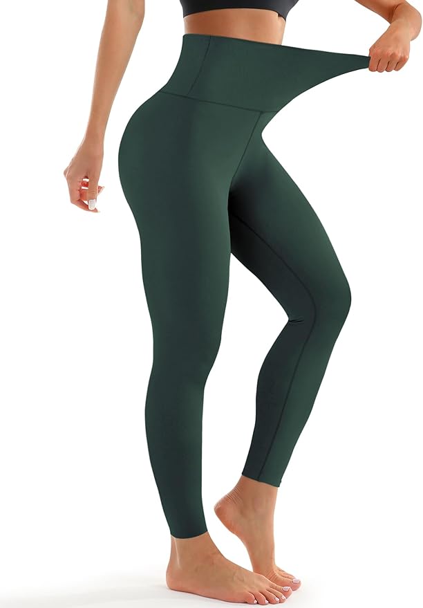 Laite Hebe Leggings for Women - High Waisted Full Length Buttery Soft Yoga Pants for Workout Athletic Daily