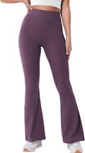 YEOREO Women's Mini Flared Workout High Waist No Front Seam Yoga Legging Pants