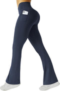 FireSwan Women's Flare Yoga Pants with Pockets High Waist Flared Leggings Bootcut Gym Workout Pants Tummy Control