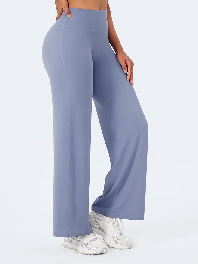 YEOREO Workout Leggings Womens No Front Seam Straight Leggings 29"/ 31.5"/ 33"/ 35" High Waist Buttery Eddiy Gym Yoga Pants
