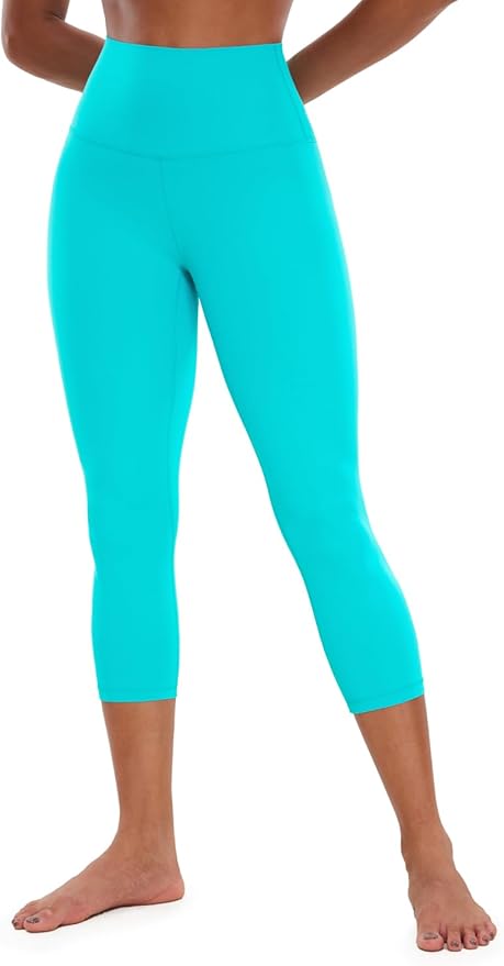 CRZ YOGA Butterluxe Yoga Capris Leggings 21'' - High Waisted Buttery Soft Lounge Womens Crop Pants