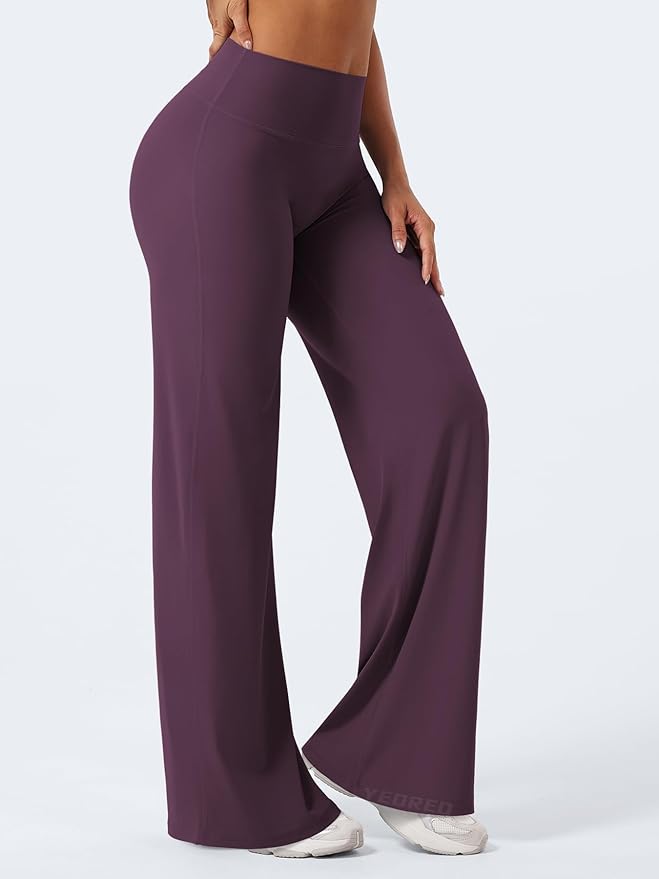 YEOREO Workout Leggings Womens No Front Seam Straight Leggings 29"/ 31.5"/ 33"/ 35" High Waist Buttery Eddiy Gym Yoga Pants