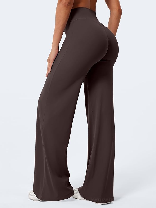 YEOREO Workout Leggings Womens No Front Seam Straight Leggings 29"/ 31.5"/ 33"/ 35" High Waist Buttery Eddiy Gym Yoga Pants