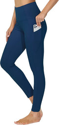 Dragon Fit High Waist Yoga Leggings with 3 Pockets,Tummy Control Workout Running 4 Way Stretch Yoga Pants
