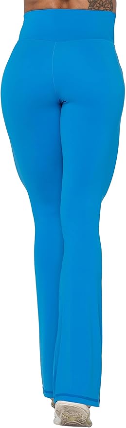 Sunzel Flare Leggings, Crossover Yoga Pants with Tummy Control, High-Waisted and Wide Leg