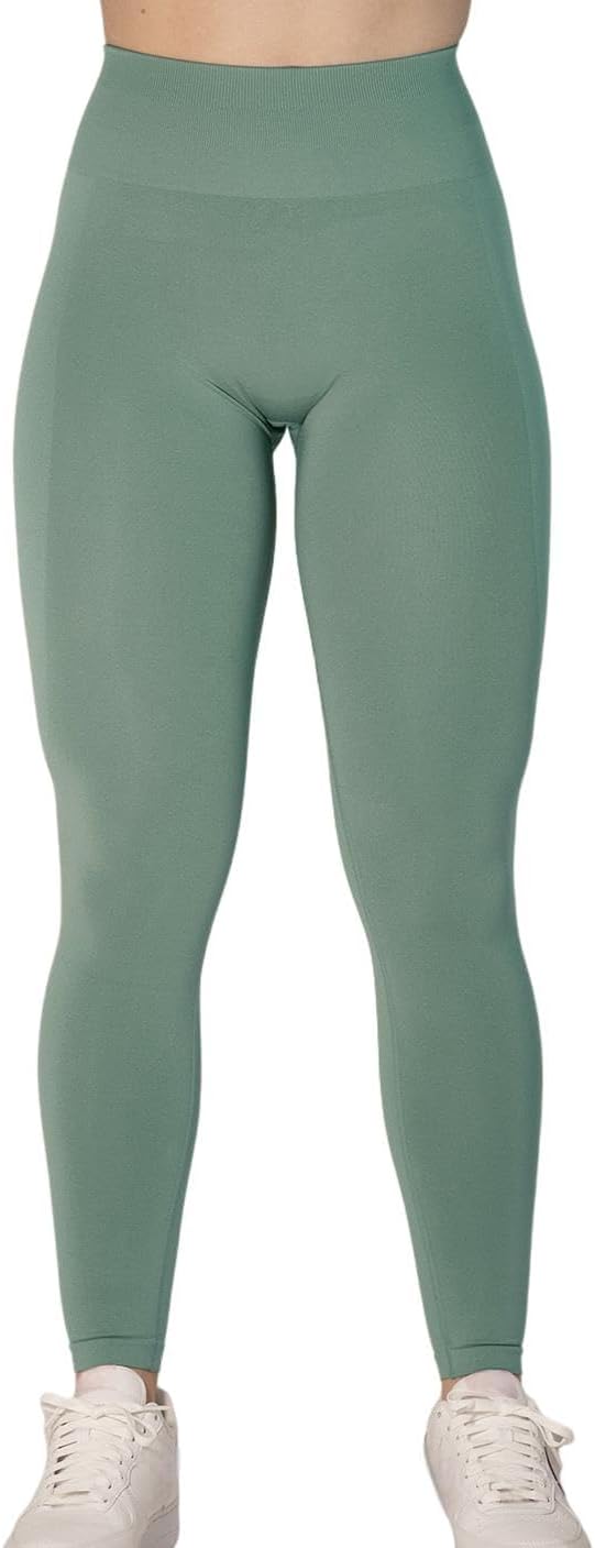 AUROLA Workout Leggings for Women Seamless Scrunch Tights Tummy Control Gym Fitness Girl Sport Active Yoga Pants