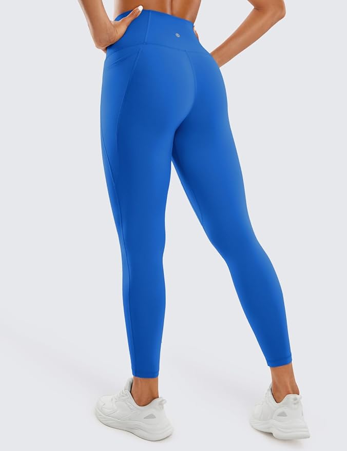 CRZ YOGA Butterluxe Workout Leggings Pockets 25'' - High Waisted Gym Womens Yoga Pants Buttery Soft