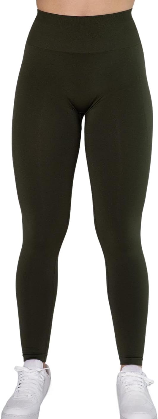 AUROLA Workout Leggings for Women Seamless Scrunch Tights Tummy Control Gym Fitness Girl Sport Active Yoga Pants