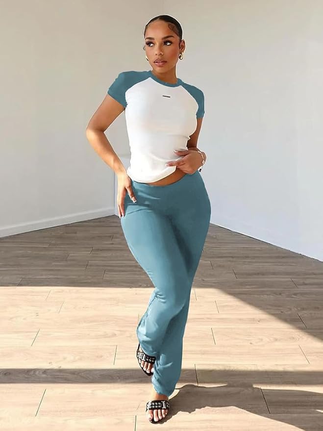 Nimsruc 2 Piece Outfits for Women Casual Sweat Sets