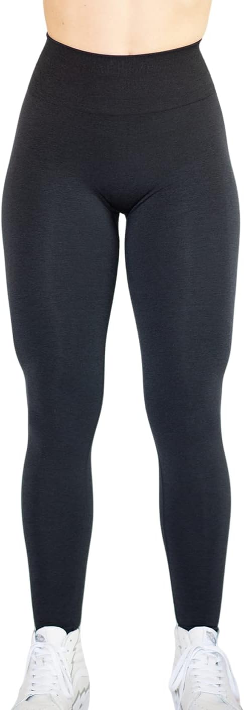 AUROLA Workout Leggings for Women Seamless Scrunch Tights Tummy Control Gym Fitness Girl Sport Active Yoga Pants