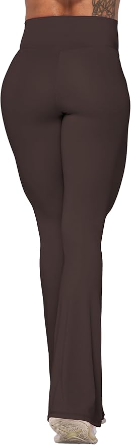 Sunzel Flare Leggings, Crossover Yoga Pants with Tummy Control, High-Waisted and Wide Leg