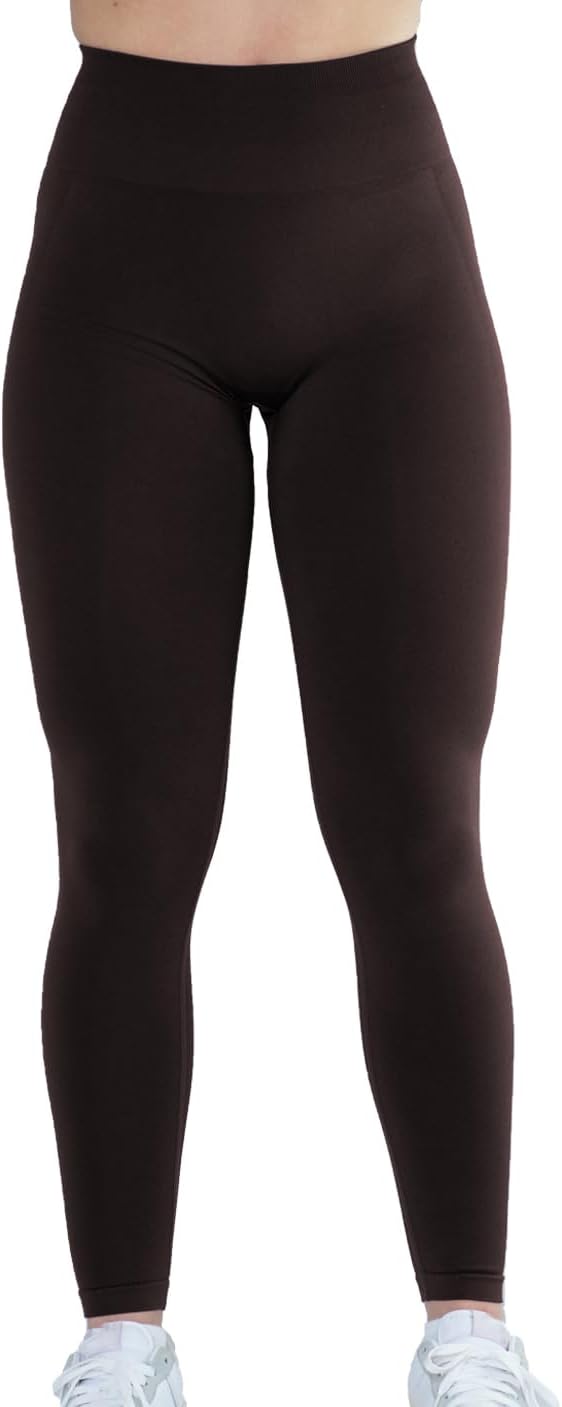 AUROLA Workout Leggings for Women Seamless Scrunch Tights Tummy Control Gym Fitness Girl Sport Active Yoga Pants