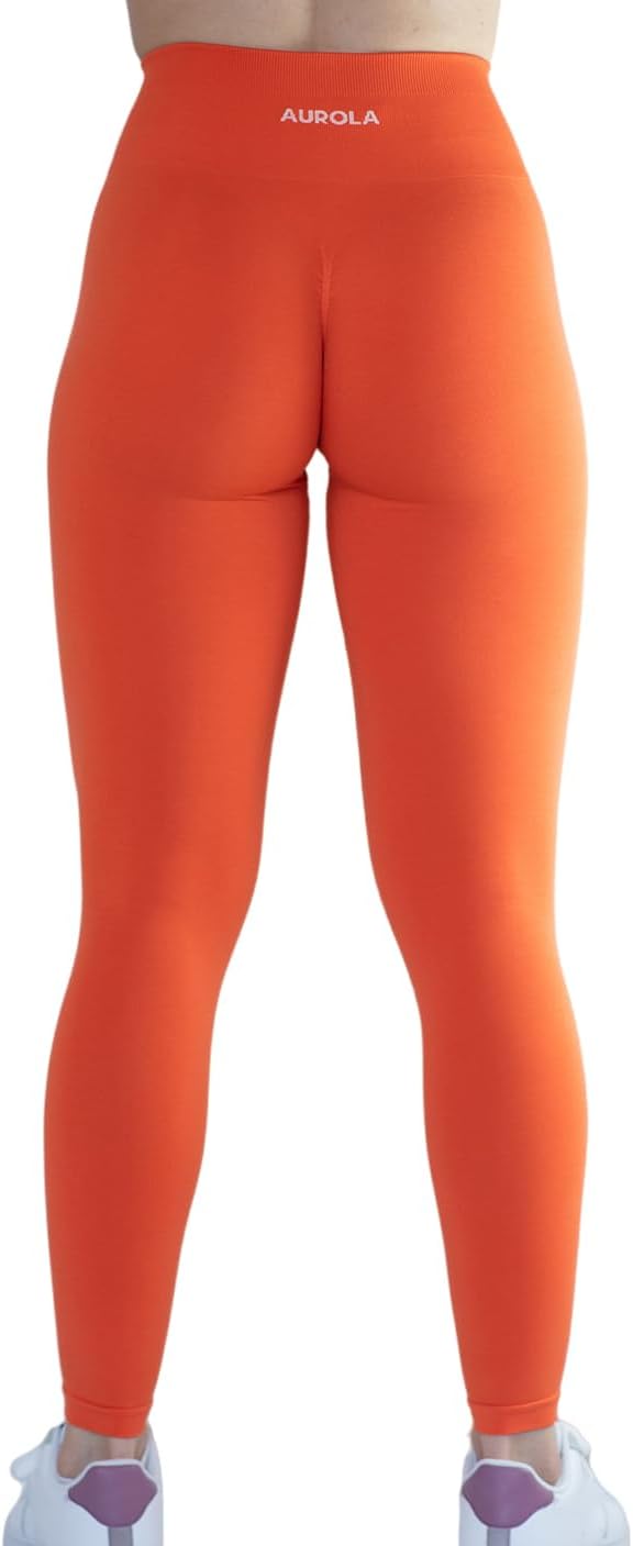AUROLA Workout Leggings for Women Seamless Scrunch Tights Tummy Control Gym Fitness Girl Sport Active Yoga Pants