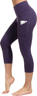 Dragon Fit High Waist Yoga Leggings with 3 Pockets,Tummy Control Workout Running 4 Way Stretch Yoga Pants