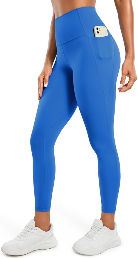 CRZ YOGA Butterluxe Workout Leggings Pockets 25'' - High Waisted Gym Womens Yoga Pants Buttery Soft