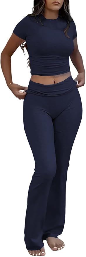 Nimsruc Two Piece Lounge Sets For Women Summer Outfits