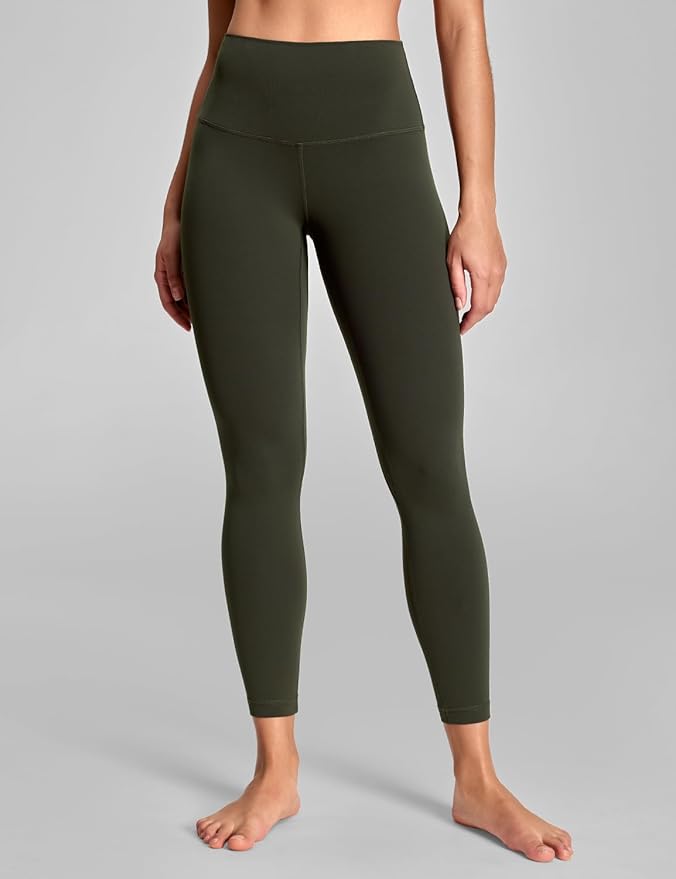 HeyNuts Yoga Pro Leggings 25'', Light to Medium Support, Buttery Soft 7/8 Lounge Yoga Pants