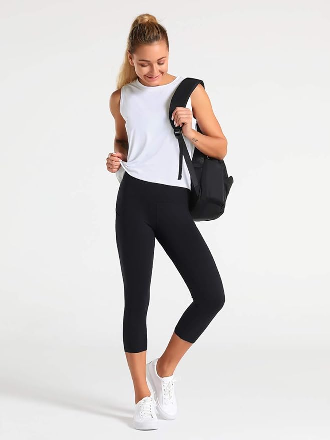 Dragon Fit Womens Ice Silk Workout Tank Tops Sleeveless Cropped Yoga Shirt for Running Gym Summer