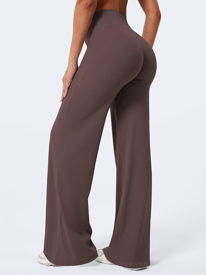 YEOREO Workout Leggings Womens No Front Seam Straight Leggings 29"/ 31.5"/ 33"/ 35" High Waist Buttery Eddiy Gym Yoga Pants