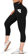 MOREFEEL Leggings with Pockets for Women, High Waisted Tummy Control Workout Hip Lift Yoga Pants Activewear