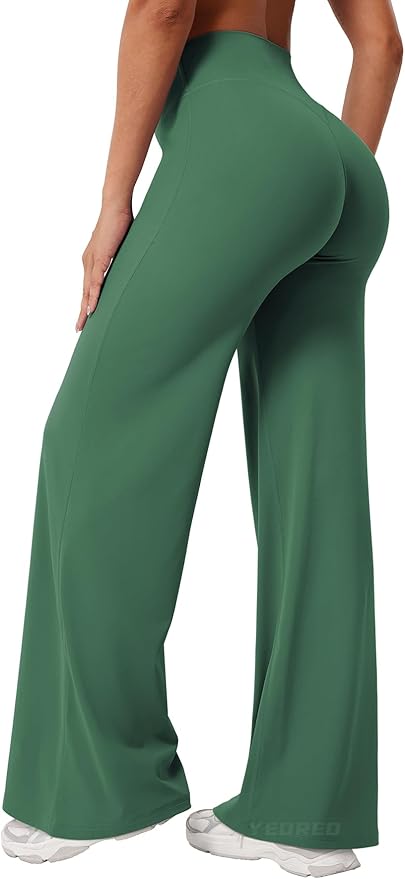 YEOREO Workout Leggings Womens No Front Seam Straight Leggings 29"/ 31.5"/ 33"/ 35" High Waist Buttery Eddiy Gym Yoga Pants