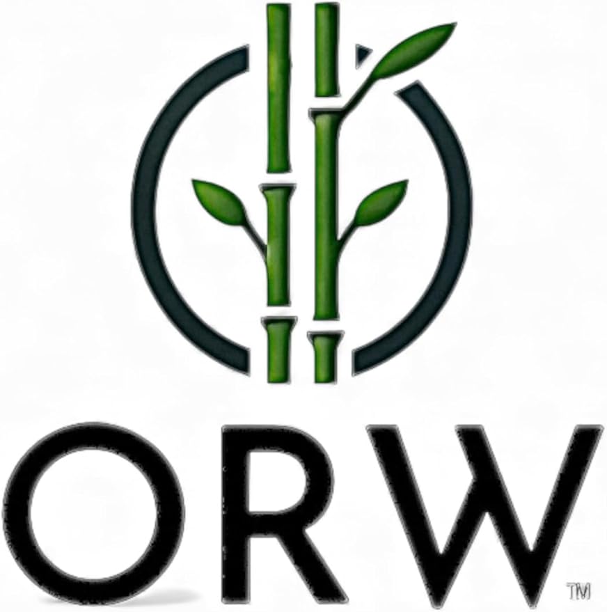 ORW Non Slip Hot Yoga Mat - Grip Surface & Natural Rubber Base, REACH Tested, Home & Studio Practice
