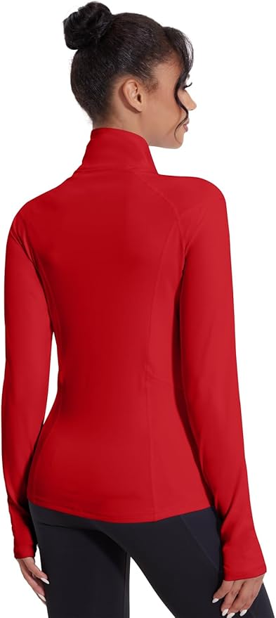 VUTRU Women's Workout Jackets Full Zip Athletic Tops Lightweight Gym Yoga Running Jacket with Pockets