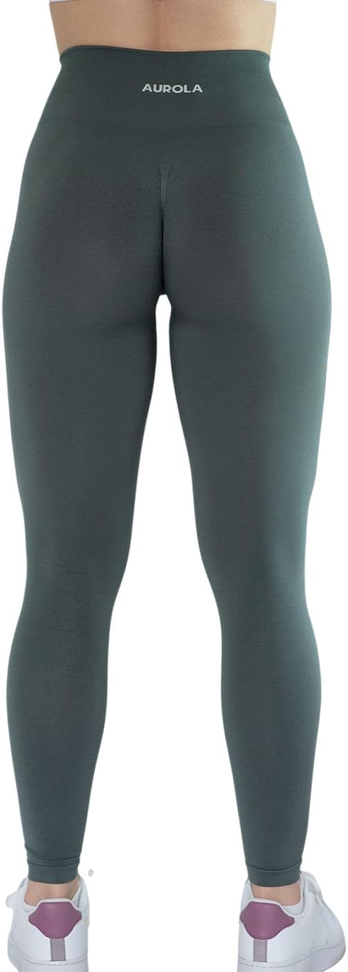 AUROLA Workout Leggings for Women Seamless Scrunch Tights Tummy Control Gym Fitness Girl Sport Active Yoga Pants