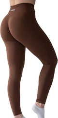 AUROLA Workout Leggings for Women Seamless Scrunch Tights Tummy Control Gym Fitness Girl Sport Active Yoga Pants